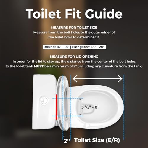 GenieBidet Bidet Toilet Seat Elongated | Fits Your Current Toilet Seat | No Wiring & Easy Install Elongated Bidet | Self Cleaning Dual Nozzles with Rear & Feminine wash | Hybrid T included - Thumbnail 5