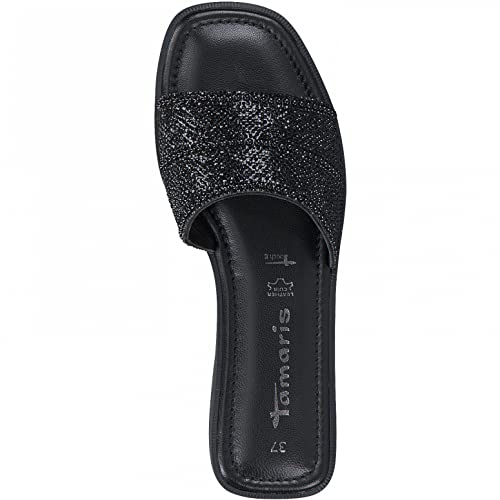 Tamaris 1-1-27127-28, Sandali Bassi Donna, Black