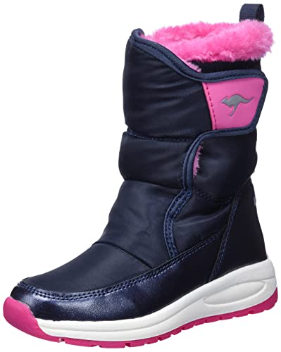 KangaROOS Mädchen K-pe Belle Rtx Stiefel, Dk Navy Daisy Pink, 34...
