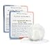 Travel Size Foaming Facial Cleanser Sponge - Use As Face Wash and Mask to Exfoliate and Brighten Skin - 4-in-1 Product For All Skin Types Inspired By Korean Beauty (2-5 Uses)