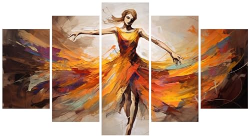 Peinture diamant adulte pour décorer le salon avec une ballerine