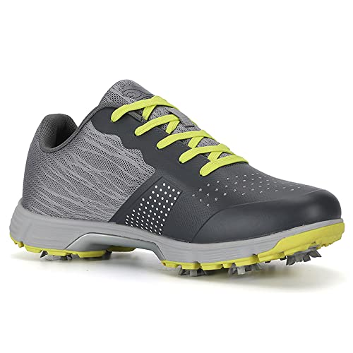 Image of Waterproof Professional Golf Shoes Men Spikes Golf Sneakers Male Outdoor Anti Slip Walking Footwears