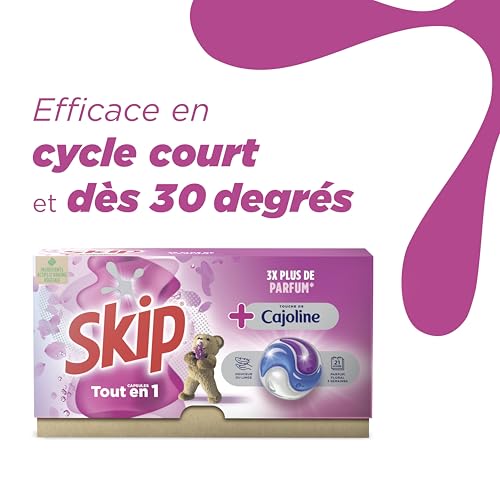 Lessive Capsules 3en1 Touche De Cajoline Skip La Boîte De 36 Capsules - vue 6