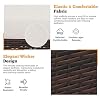 Shintenchi 3 Pieces Patio Furniture Set, PE Rattan Wicker 3 Pcs Patio Set, Outdoor Furniture Set with Two Outdoor Chairs and Table, Conversation Set for Garden, Poolside, Balcony, and Porch(Beige) #5