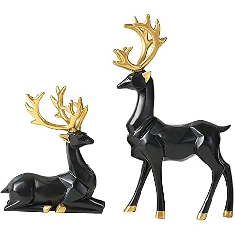 ArtsPavilion 3D Geometric Deer Statues Sculptures Cover