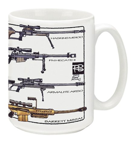 Cuppa Second Amendment Rights 440ml Coffee Mug with .50 Cal BMG's