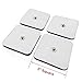 WillHealth TENS Unit Electrodes Pads -12 Piece Snap Electrode Pads for TENS/EMS Digital Therapy Machine Muscle Stimulator Pain Relief Massager - 8pcs 2