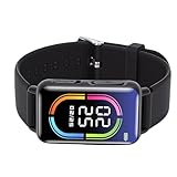 Elprico Orologio Registratore Vocale AI, Dispositivo di Registrazione Audio per Trascrizione Intelligente e Traduzione in Tempo Reale con Controllo App Bluetooth, per Riunioni e (64GB)