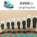 EVENup - Shoe Lift for Walking Boot I Adult Size Large I Shoe Balancer for Use with Fracture Boots or Leg Length Discrepancy I 3 Adjustable Heights for Gait Improvement I Shoe Leveler, Shoe Riser