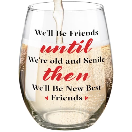 Fatbaby Funny Wine Glass Gifts For Best Friends, Humorous Christm...