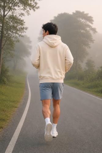 Image of Hoodies for Men | Drawstring Hood, Kangaroo Pocket, Ribbed Hem | Relaxed Fit