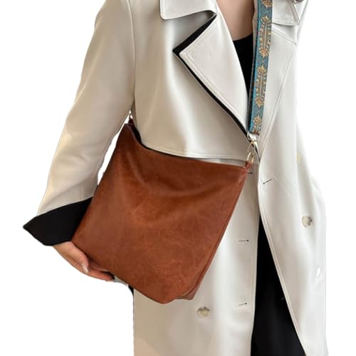 Women Shoulder Bag PU Crossbody Sling Bag Crossbody Bucket Bag2