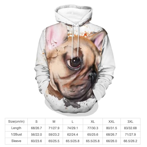 Sweat à capuche carlin pull idéal pour vos moments cocooning de week-end