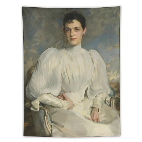 Miss Elsie VOG by John Singer Sargent Canvas Wall Art Prints Poster Wall Art Tapestry Scroll Tapestries Painting Picture Living Room Decor Home Bedroom 60