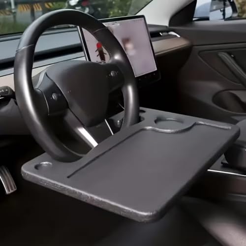 ASDFHFGJ Steering Wheel Desk for Kia Telluride 2019-Present, 2-in-1 Car Tray for Laptop & Food....