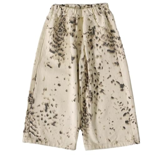 Girls Cargo Pants Baggy Y2K Cargo Trousers Jeans Wide Leg Baggy Y2K Streetwear Casual Denim Pant with Multi Pockets2