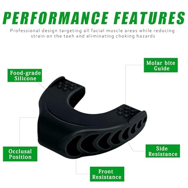 Jawline Exerciser for Men & Women ¨CJaw Exerciser ¨C3 Resistance Jaw Trainer, Jawline Shaper, Jaw Shark Toner,Target Your Chin & Cheekbones,Facial Exerciser for Beginner Intermediate Advanced