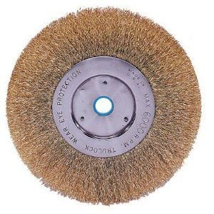 Trulock™ Narrow-Face Crimped Wire Wheels - tln-6 .005 brass 5/8-1/26in dia nar