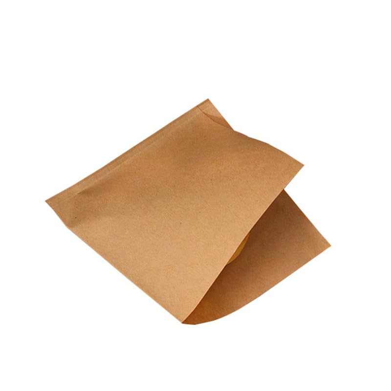 100Pcs Sacchetto di Carta a Prova di Olio Sandwich Ciambella Cibo da Asporto Rivestito Antigrasso Pollo Fritto Hamburger Imballaggio-Bianco 17x17cm,Altro