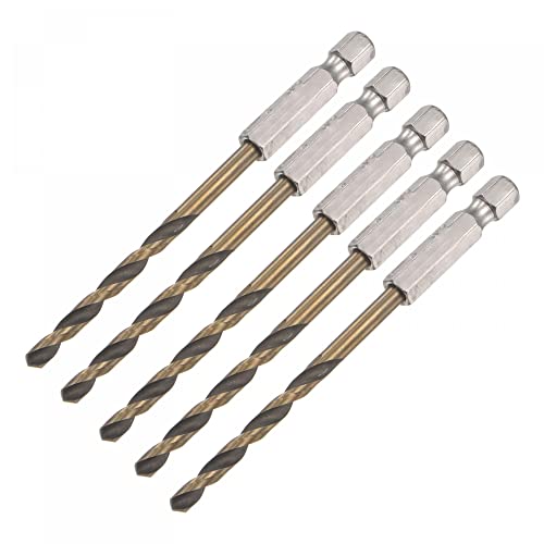 Foret hélicoïdal à tige hexagonale uxcell 4 mm pour stopper le glissement du mandrin