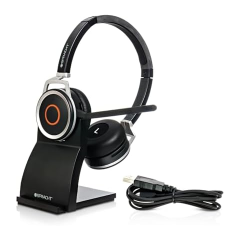 Spracht ZUMBTP-400 Zum BT Prestige Wireless Bluetooth Headset with Base Cover