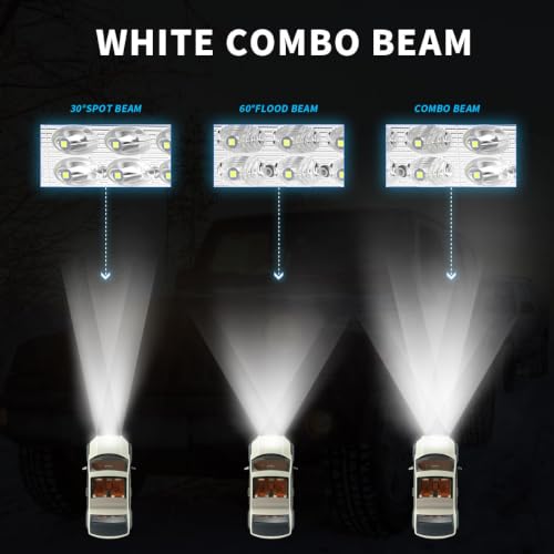 Image of OEDRO 52 Inch LED Light Bar Triple Row 758W Work Light Spot Flood Combo | Off Road Light LED Driving Fog Lights Boat Lighting Fit for UTV ATV Truck SUV w /Wiring Harness