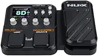 Pedaleira Multiefeitos Nux MG-101 com 25 Amps Tela LCD 2.4' Impulse Response Interface de Áudio USB para Gravação