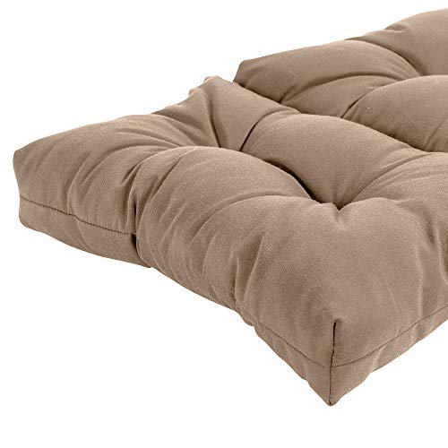 Image of QILLOWAY Outdoor Chaise Lounge Cushion 74x22x4 Inch, Waterproof Weather Resistant Replacement Pad for Patio Pool Furniture, Beige, Sand