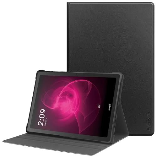 Famavala Folio Case Cover for 10.36 Inch T-Mobile Revvl Tab 5G Tablet 2023 Resealesd Slim Soft Shell Auto Wake/Sleep (Black)