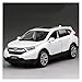 JYSMFF Squisito 1:32 Modelli di Auto Pressofusi in Lega per Honda CR-V Simulazione Suono E Luce Tirare Indietro Giocattolo (Colore : White)
