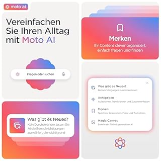 Motorola Edge 60 Fusion Smartphone (Robustes 6,67“-pOLED-Display Dank Corning Gorilla Glass 7i, widerstandsfähig, 50-MP-Kamera + Moto-AI, 8/256 GB, 5100 mAh) Pantone Slipstream + Handyhalterung