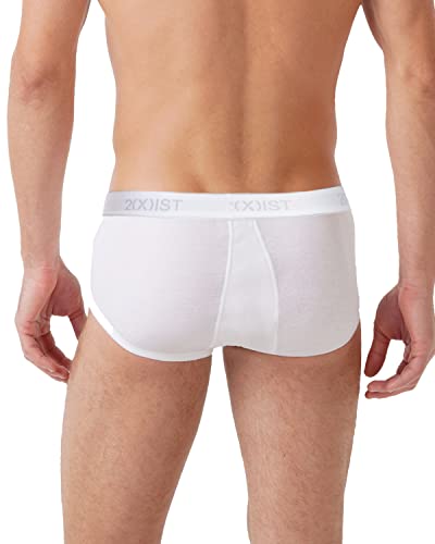 2(X)IST mens Essential Cotton Fly Front Brief 3-pack3