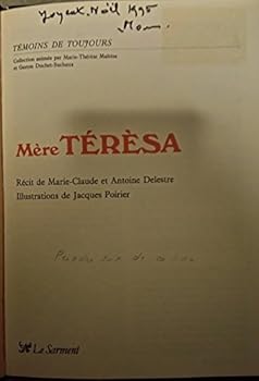 Hardcover Mère Térèsa (Témoins de toujours) [French] Book