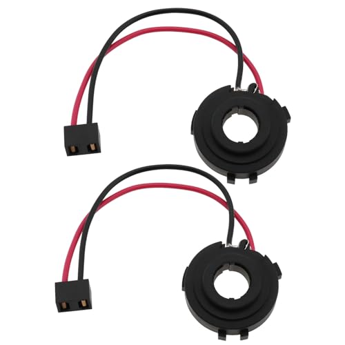 Micro Traders 2pcs H7 LED Headlight Bracket Headlight Adapter Socket Socket with a Wire Length of 15cm Terminal Compatible with Philips Ultinon Pro6000