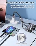 YANBORONSN Rozdzielacz USB 3-portowy 1 wtyczka na 3 gniazda, 1 w 3 wyjściowym przedłużacz-Hub Date (USB A)