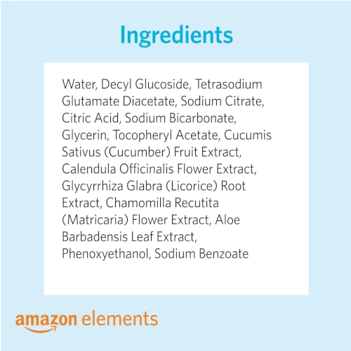 Image of Amazon Elements Baby Wipes, Unscented, Hypoallergenic, Alcohol-Free, With Aloe and Vitamin E, 270 Count, Flip-Top Packs (Pack of 2)