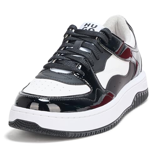 Image of Hugo Mens Back Logo Lace Up Sneakers