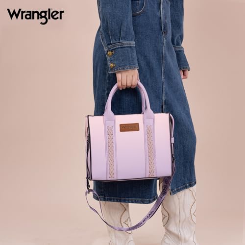 Image of Wrangler Tote Bag for Women Designer Satchel Handbags Top-handle Purses with Strap