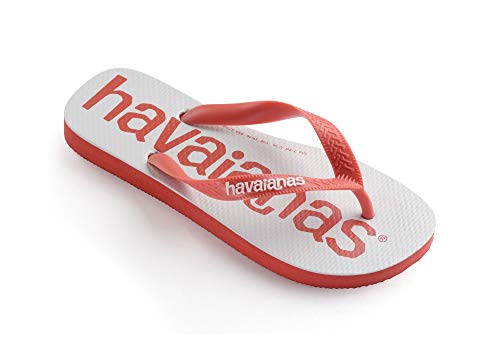 Chinelo Top Logo Mania 2, Havaianas, Adulto Unissex, Vermelho Crush, 39/40