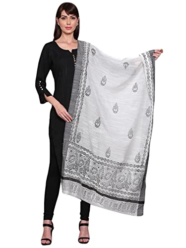 eloria Women's Neck Wrap Designer Pure cotton Block Print Dupatta Indian Long Stole