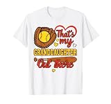 Softball That's My Granddaughter Out There Grandpa Grandma T-Shirt