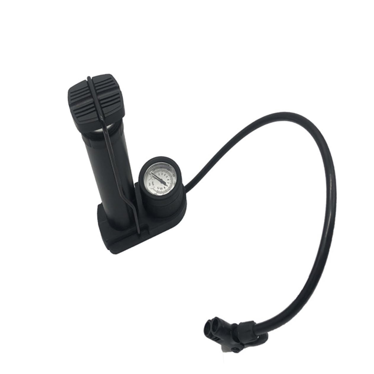 NAMOARLY Portable Tire Floor Pump with Barometer Multi-Purpose Bike Pump for Tire Inflator and Repair Tools