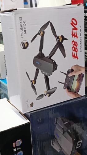 Image of E88 EVO GPS Drone With 4K Camera - Quadcopter With Brushless Motors, Stabilized Flight, FPV and Tell Features