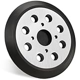 Gnellkoor 5' 8 Hole Hook & Loop Orbital Sander Metal Pad Compatible with Ryobi PCL406 RS240 RS280 RS280VS...