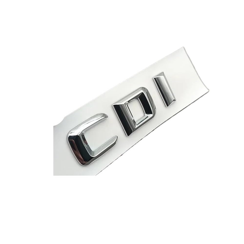 YTQMoreBNZ YYDStes ABS Chrome Black Logo C220 Emblem Letters Car Trunk Badge Compatible With Mercedes-Benz W204 W205 C 220 C220
