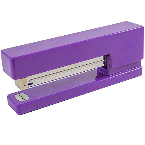 JAM PAPER Modern Desk Stapler - Purple - Sold Individually