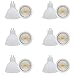 MR16 GU5.3 LED Lampen 5W, Jenyolon MR16 LED Birnen, Warmweiß 3000K, 500LM, 12V AC/DC, 30°Abstrahlwinkel, Nicht Dimmbar, PVC, Ersatz für 50W Halogenlampen Glühlampen, 12 Pack