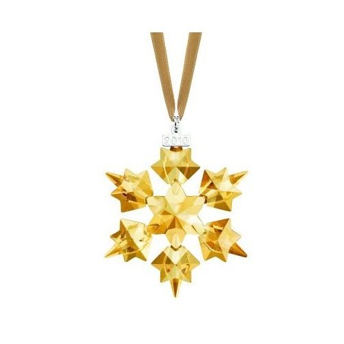 Swarovski Crystal Figures SCS Christmas Ornament 2010 1054560, Crystal