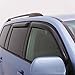 Auto Ventshade [AVS] in-Channel Rain Guards for 1999-2007 Mazda B3000 Extended Cab; 1999-2009 Mazda B4000 Ext Cab; 1999-2011 Ford Ranger SuperCab | Window Vent Visors, 4 pcs. - Smoke | 94423