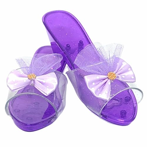 DaPongZhi Scarpe Principessa Bambina | Tacchi Principessa Eleganti | Scarpe Con Tacco Bambina | Tacchi per Appassionati di Costumi da Scena E Collezionisti per Occasioni Speciali (PP1, One Size)